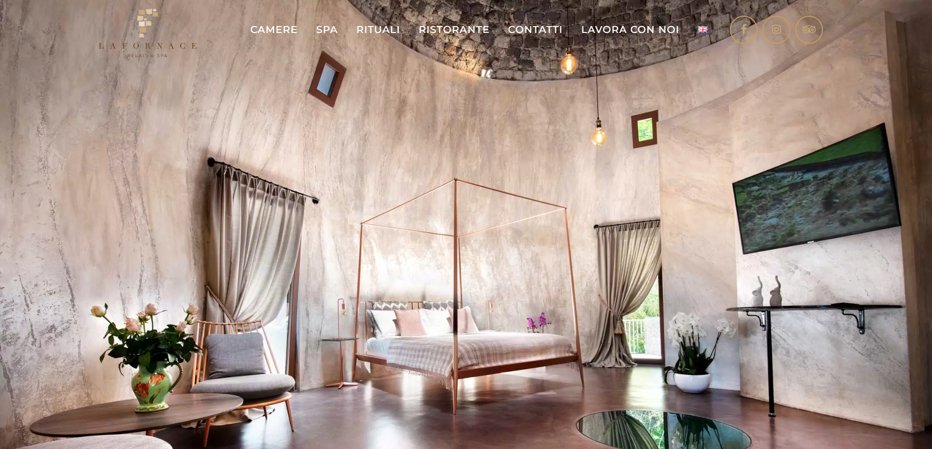 Relais la Fornace — sito web per B&B e SPA a Castellammare di Stabia